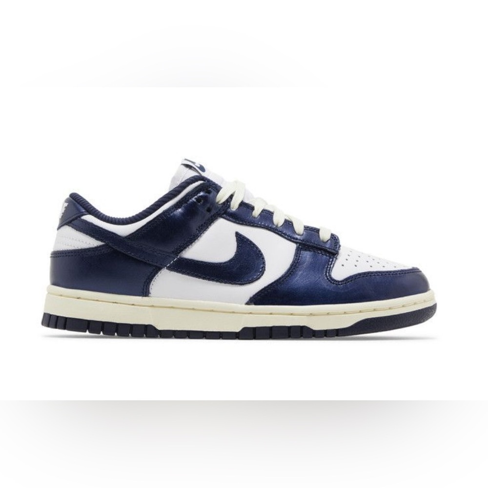Nike dunk low navy/white/coconut milk women's 7.5